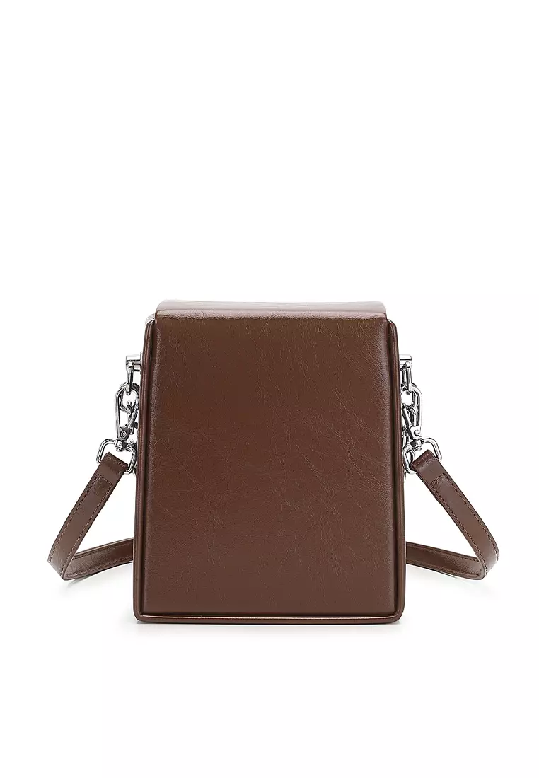 Women's Sling Bag / Crossbody Bag / Shoulder Bag - Dark Brown