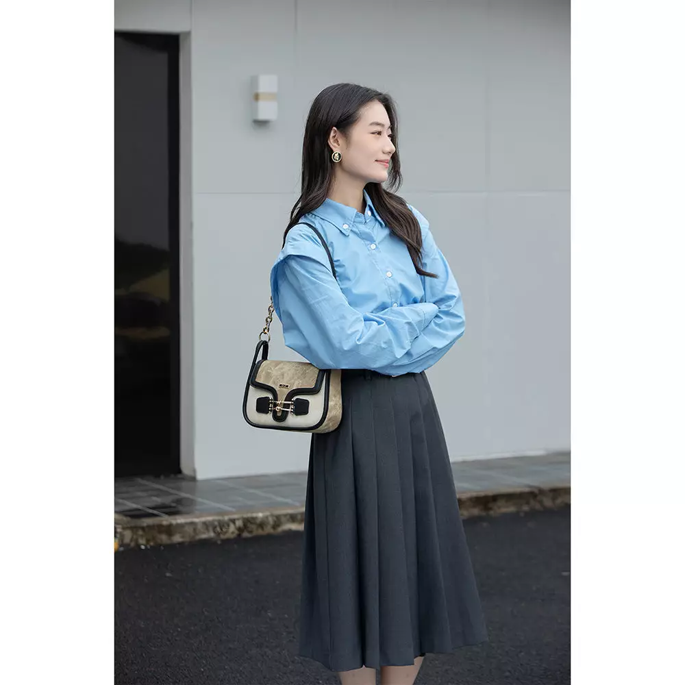 En-ji Mujun Shoulderbag - Khaki