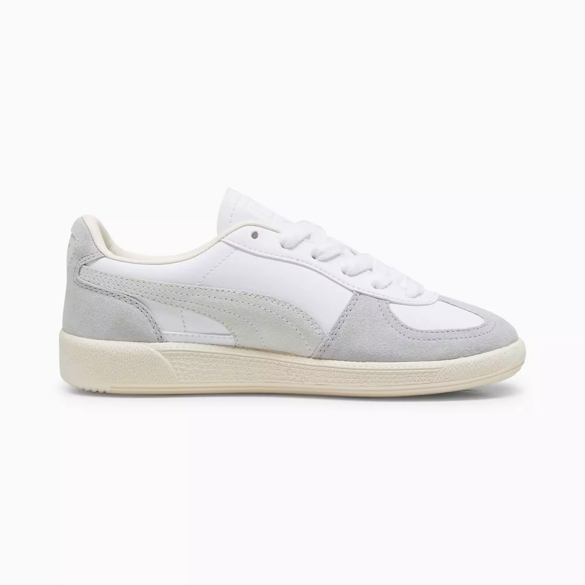 PUMA Palermo Lth Jr 39727502 - Sepatu Anak (Putih)