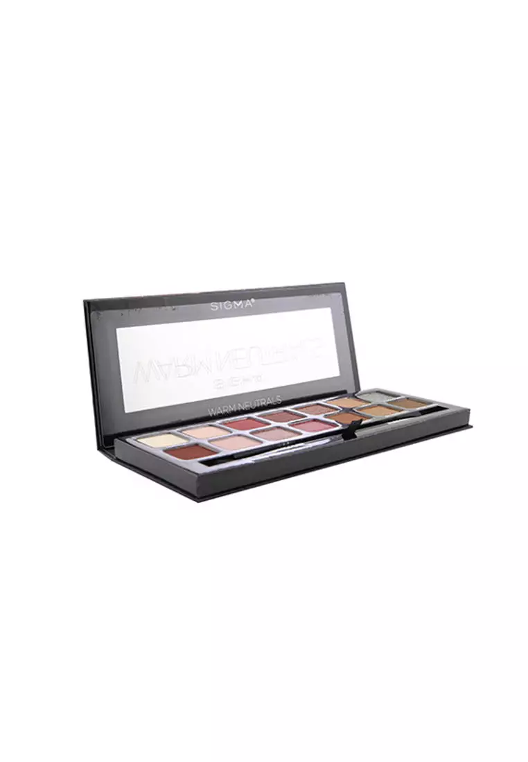 Discount on Sigma Beauty  shoes - SKU: Sigma Beauty - Warm Neutrals Eyeshadow Palette (14x Eyeshadow + 1x Dual Ended Brush) 19.04g/0.67oz