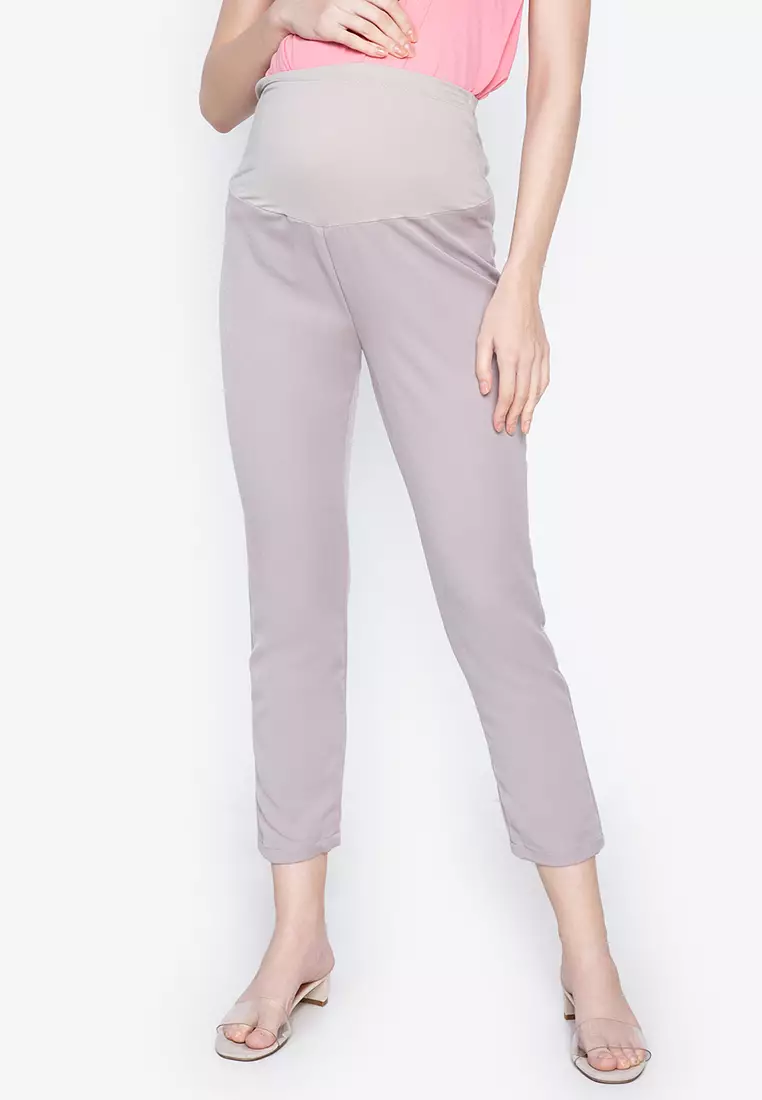 Buy BUNTIS Pashley Maternity Pants with Welt Pocket and Pouch 2023 Online ZALORA Philippines