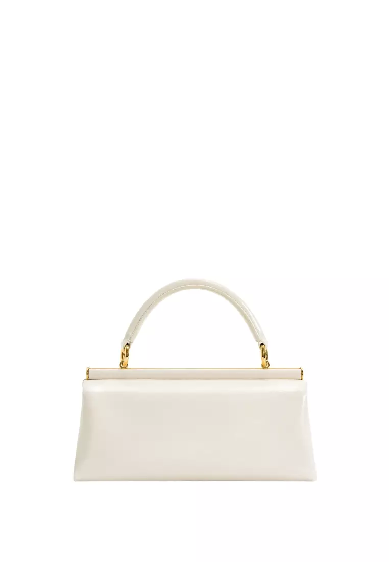 Danna Top Handle Bag - White