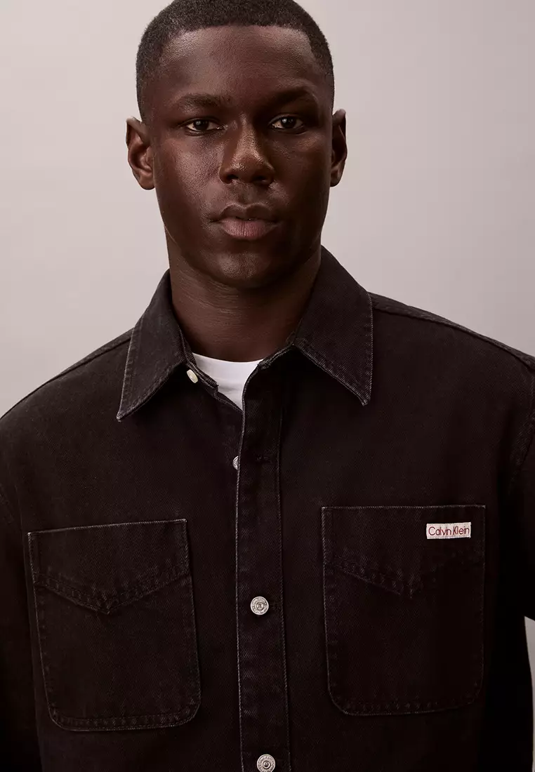 90s Denim Overshirt - Calvin Klein Sport