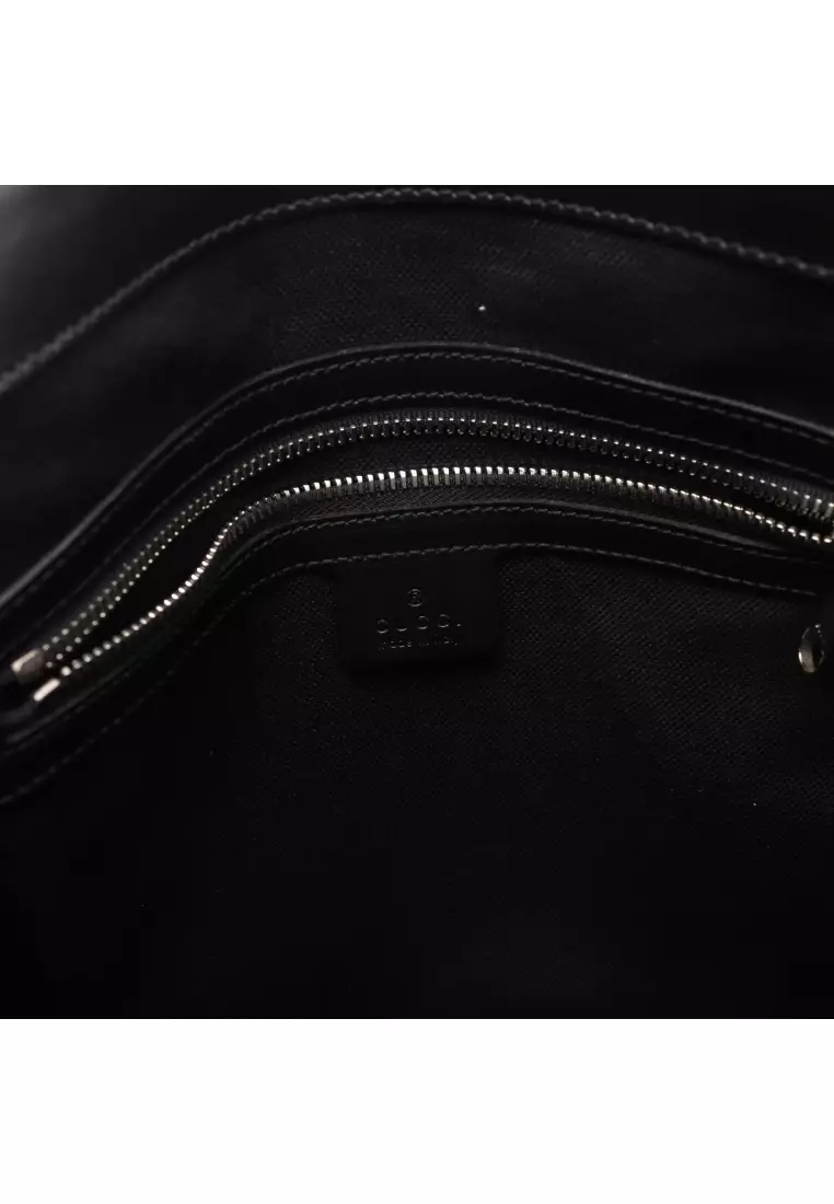 All black gucci cheap messenger bag