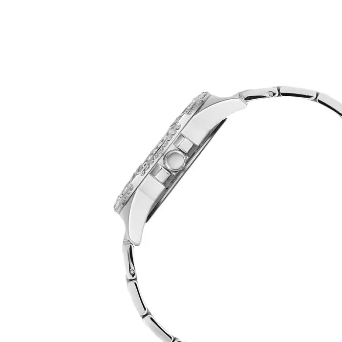 Guess W1156L1 Full Silver Dial Silver Cewek