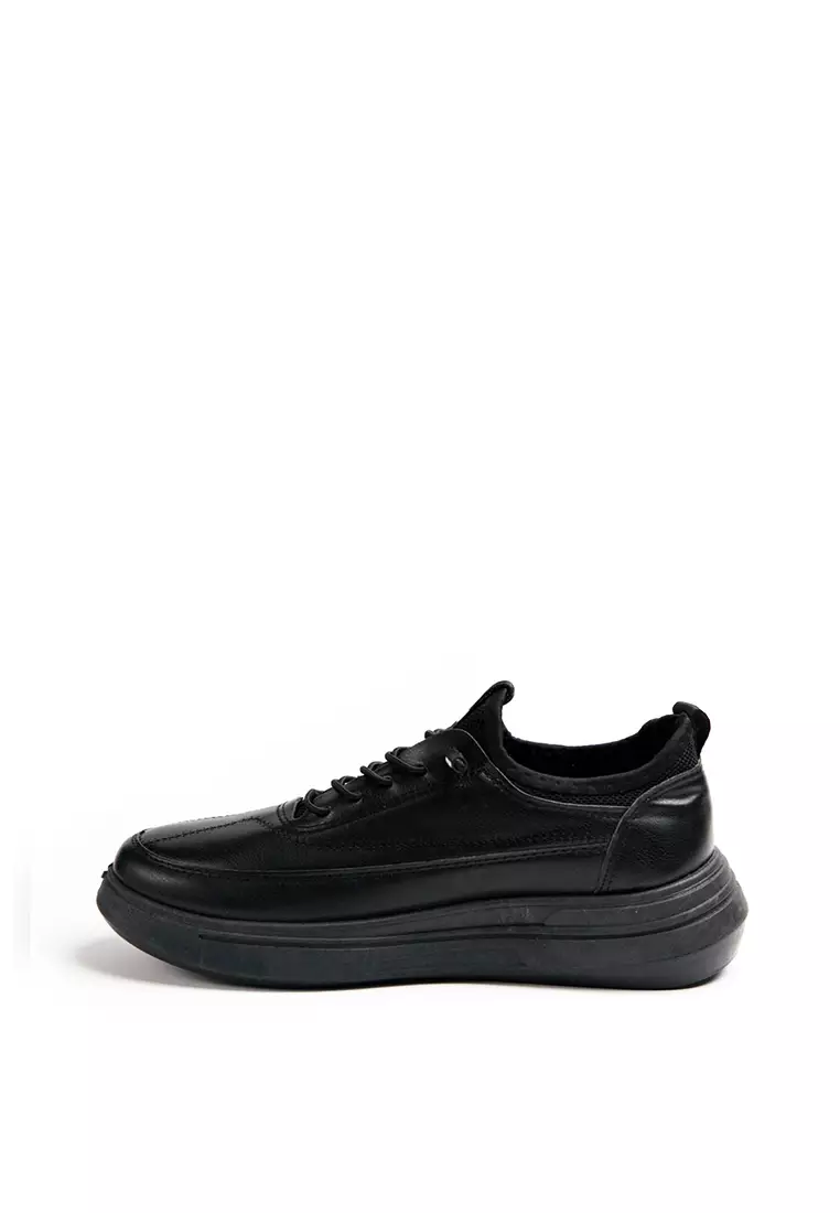 PAULMAY - Sepatu Sneakers pria Ignite Black