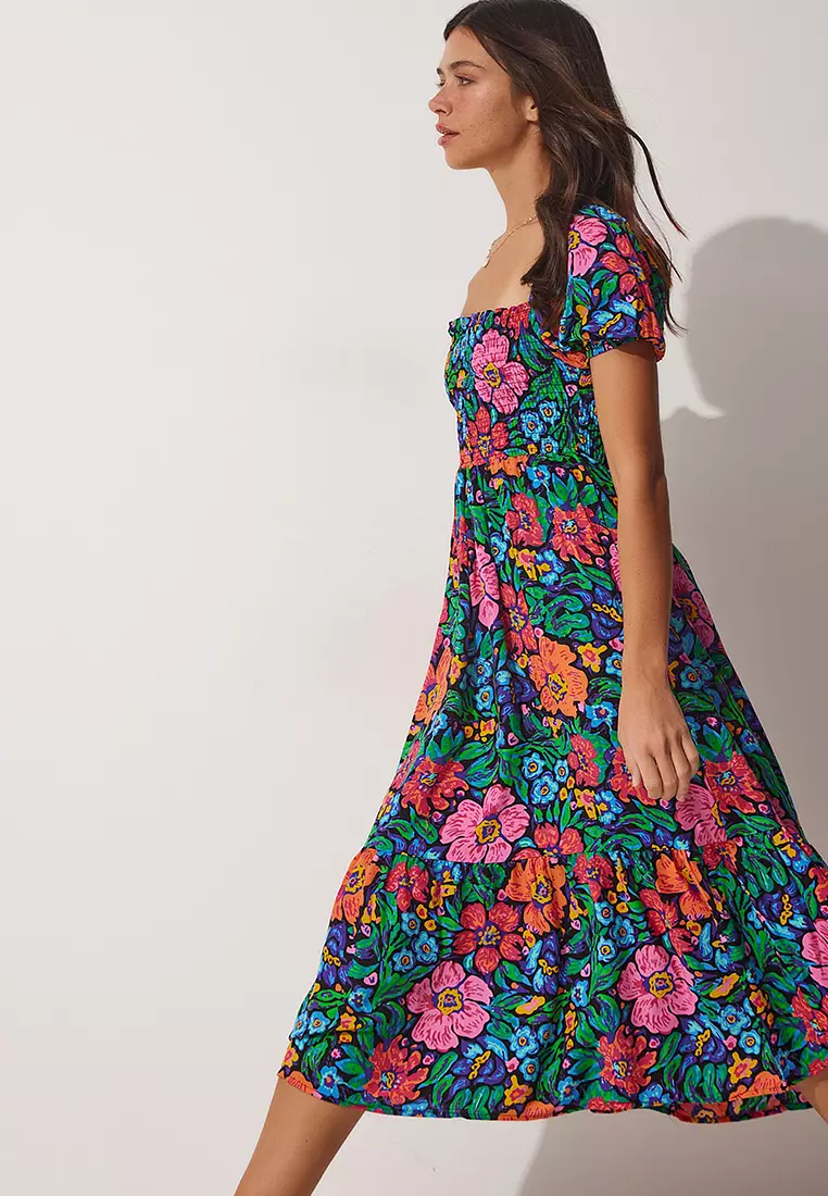 Floral Printed Summer Dress
