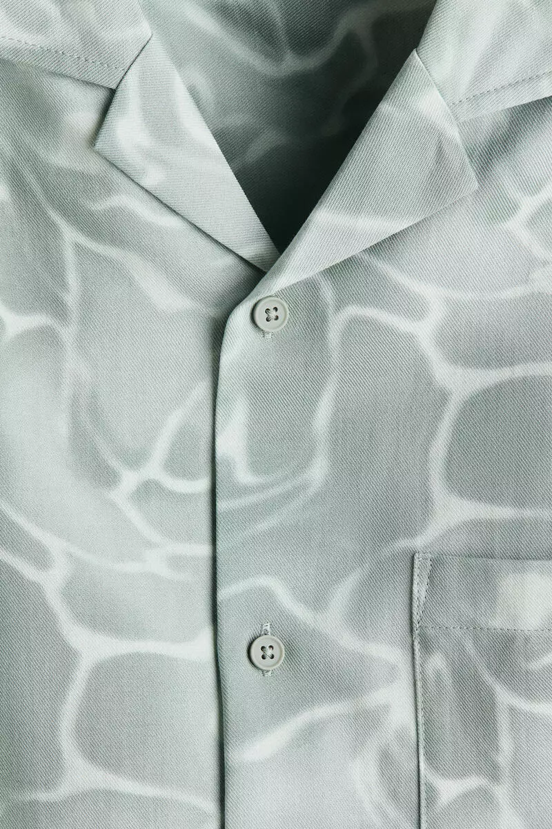 Loose Fit Patterned resort shirt
