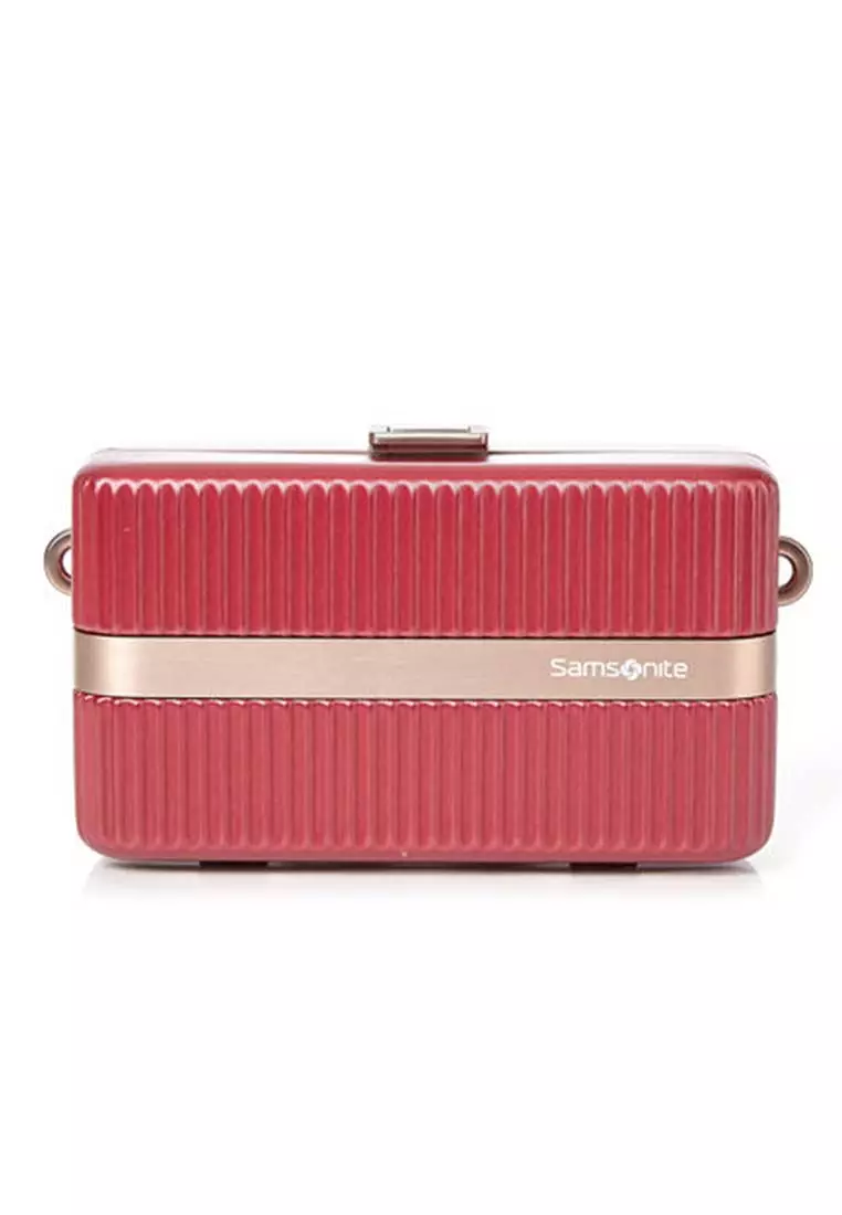 MINTER CROSSBODY CLUTCH BAG - RED