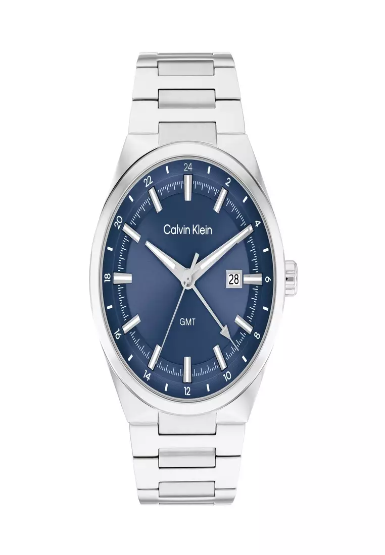 Buy Calvin Klein Watches Men's Stainless Steel Blue Dial & Quartz Basic ...