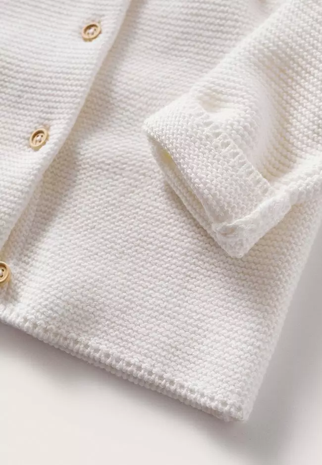 Buttoned Cotton Cardigan