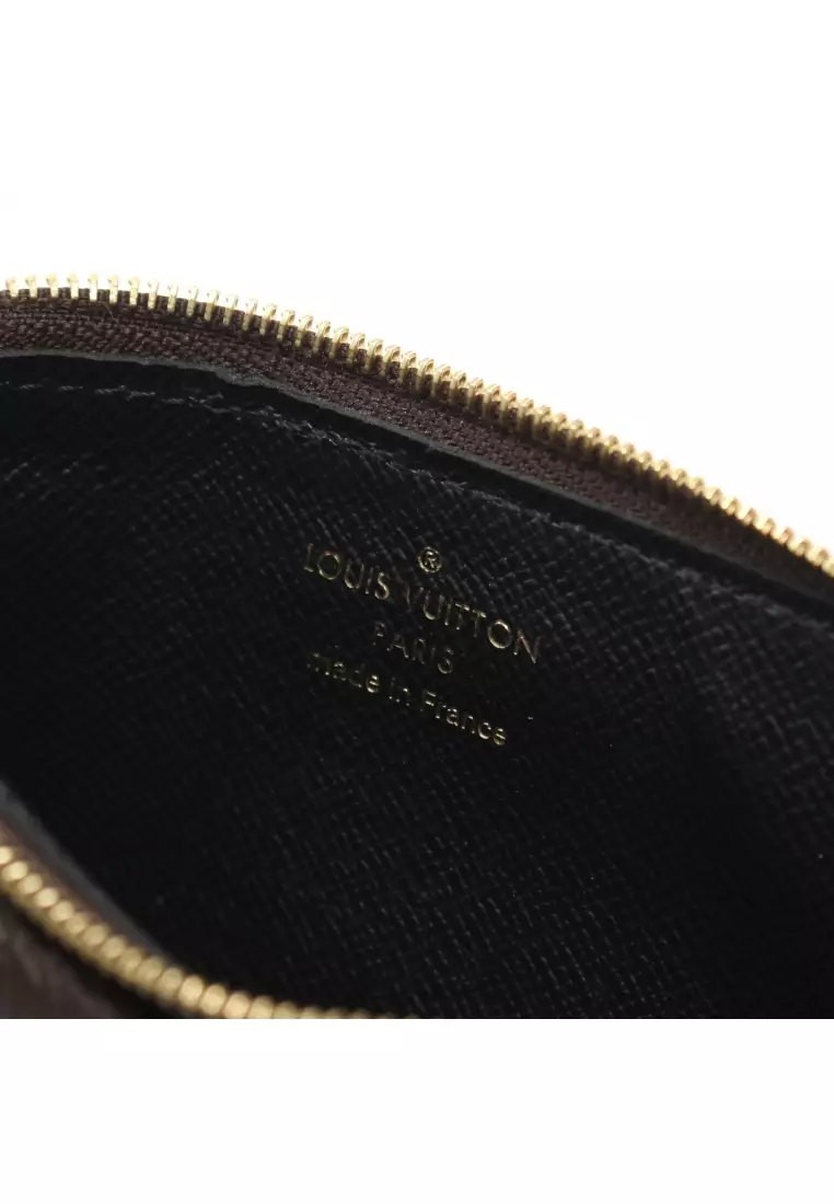 Buy Louis Vuitton Pre-loved LOUIS VUITTON Porto cult Recto Verso monogram  Noir coin purse PVC Brown with key ring Online