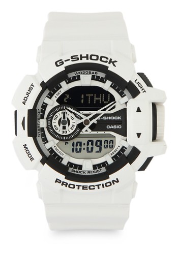 Jual G Shock Casio G Shock Jam Tangan Pria White Black Resin Ga 400 7adr Original Zalora Indonesia