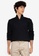 French Connection black Stretch Cotton Half-Zip Jumper 33215AAFA86914GS_1