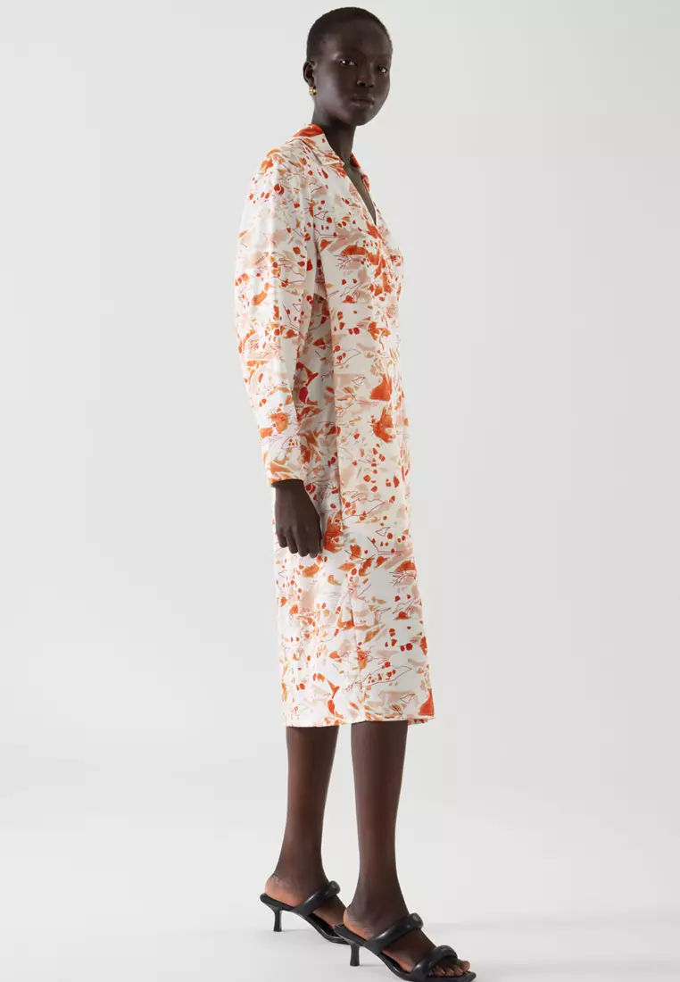 Tailored wrap dress top