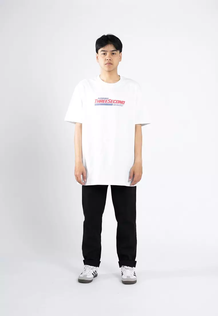 3Second Men's T-Shirt Short Sleeve Regular Fit Cotton Own The Streets OL-C360525