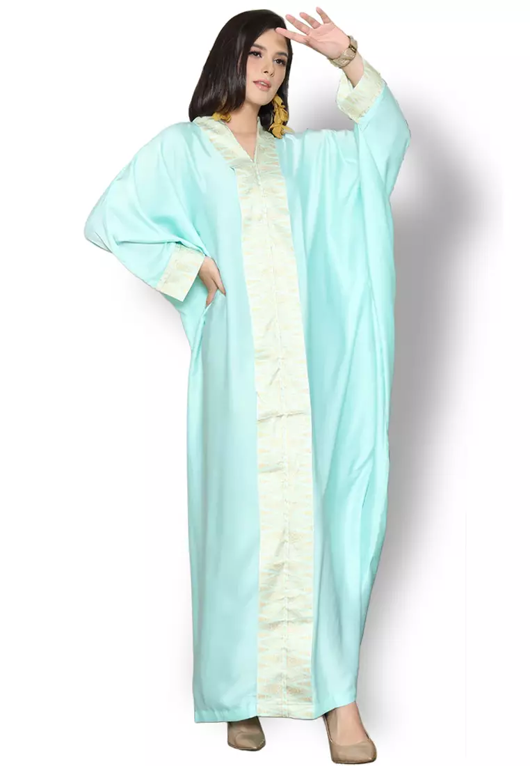 Kanzi Exclusive Long Sleeve Songket Kaftan