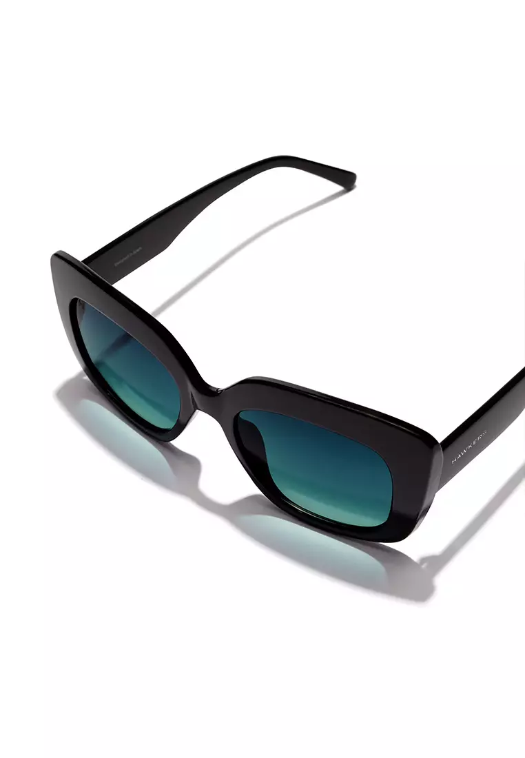 HAWKERS Black Blue To Green Eco Tango Sunglasses For Women, Female. Official Product Designed In Spain