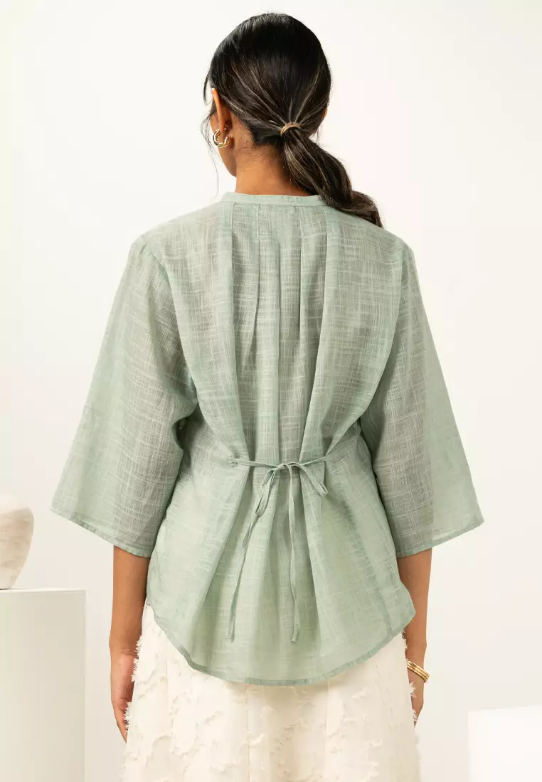 Fiore Tie Back Blouse