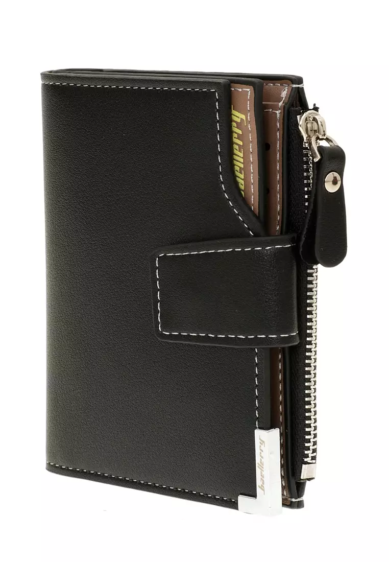 Dompet Pria Short Wallet Model Pendek Many Slot Material PU Leather ORIGINAL