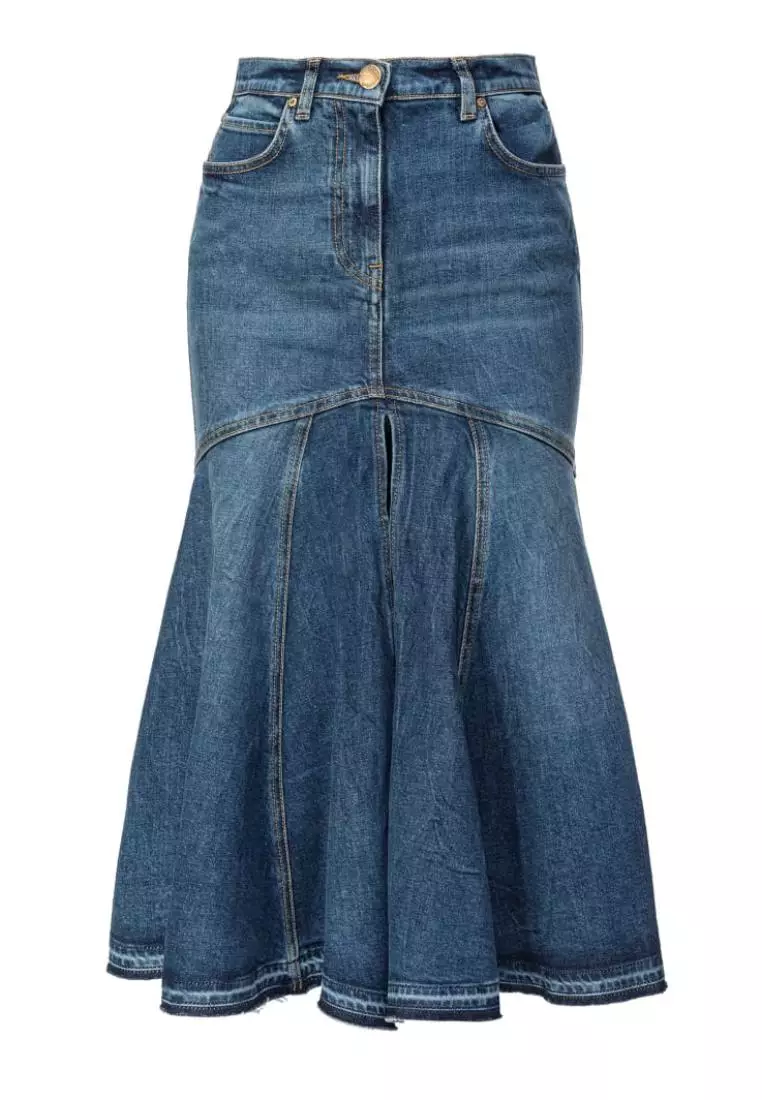 PINKO Blue Denim Skirt main image 0
