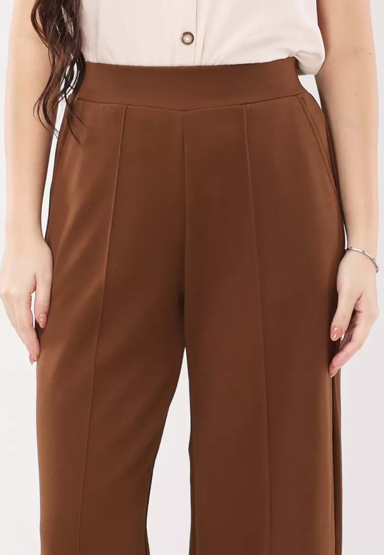 Colored Wide Leg Pants Ladies