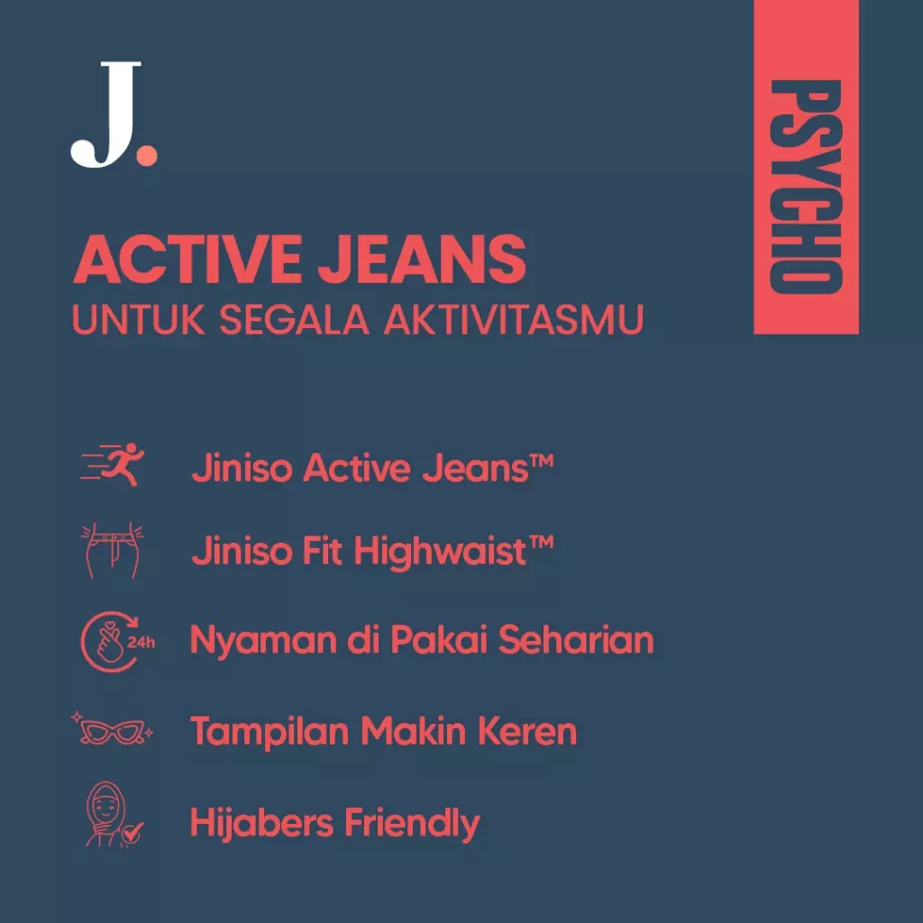 Highwaist Cargo Loose Jeans 553 PSYCHO