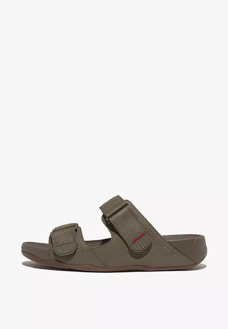 Buy Fitflop Fitflop Gogh Moc Slide In Leather Deep Olive 2024 Online ZALORA Philippines