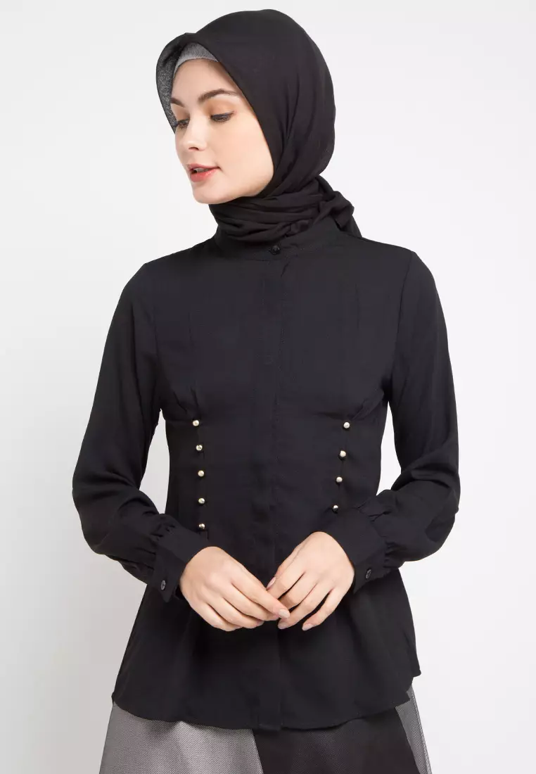 Amina Blouse In Black