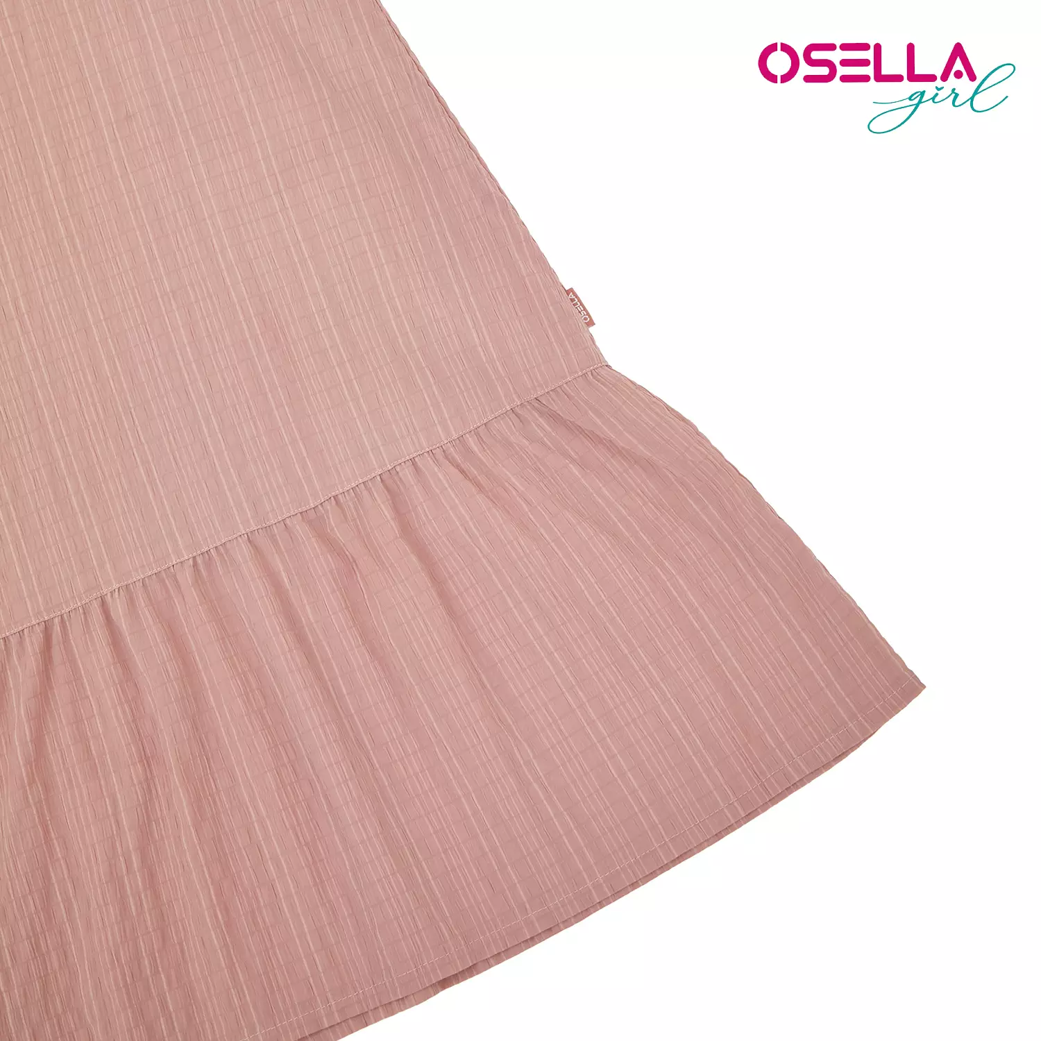 [NEW] Osella Alyia Solid Maxi Dress With Fancy Fabric And Additional Pashmina In Pink 2357500484 | Dress Perempuan