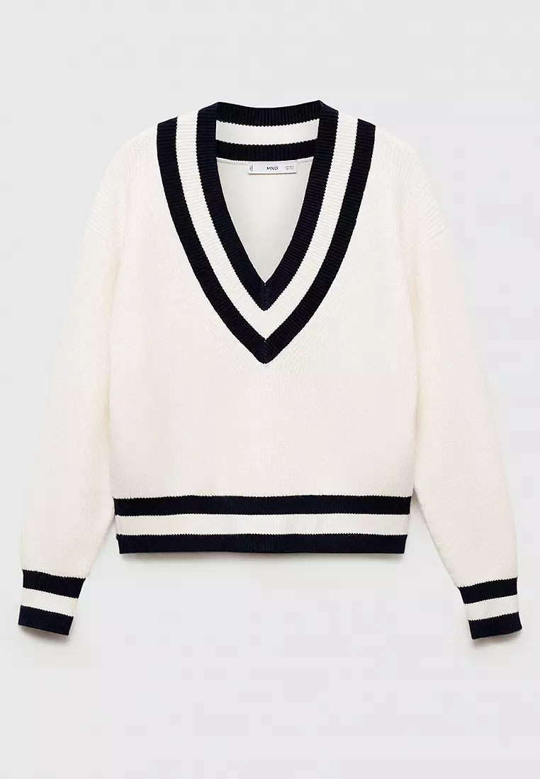 Mango v neck sweater discount