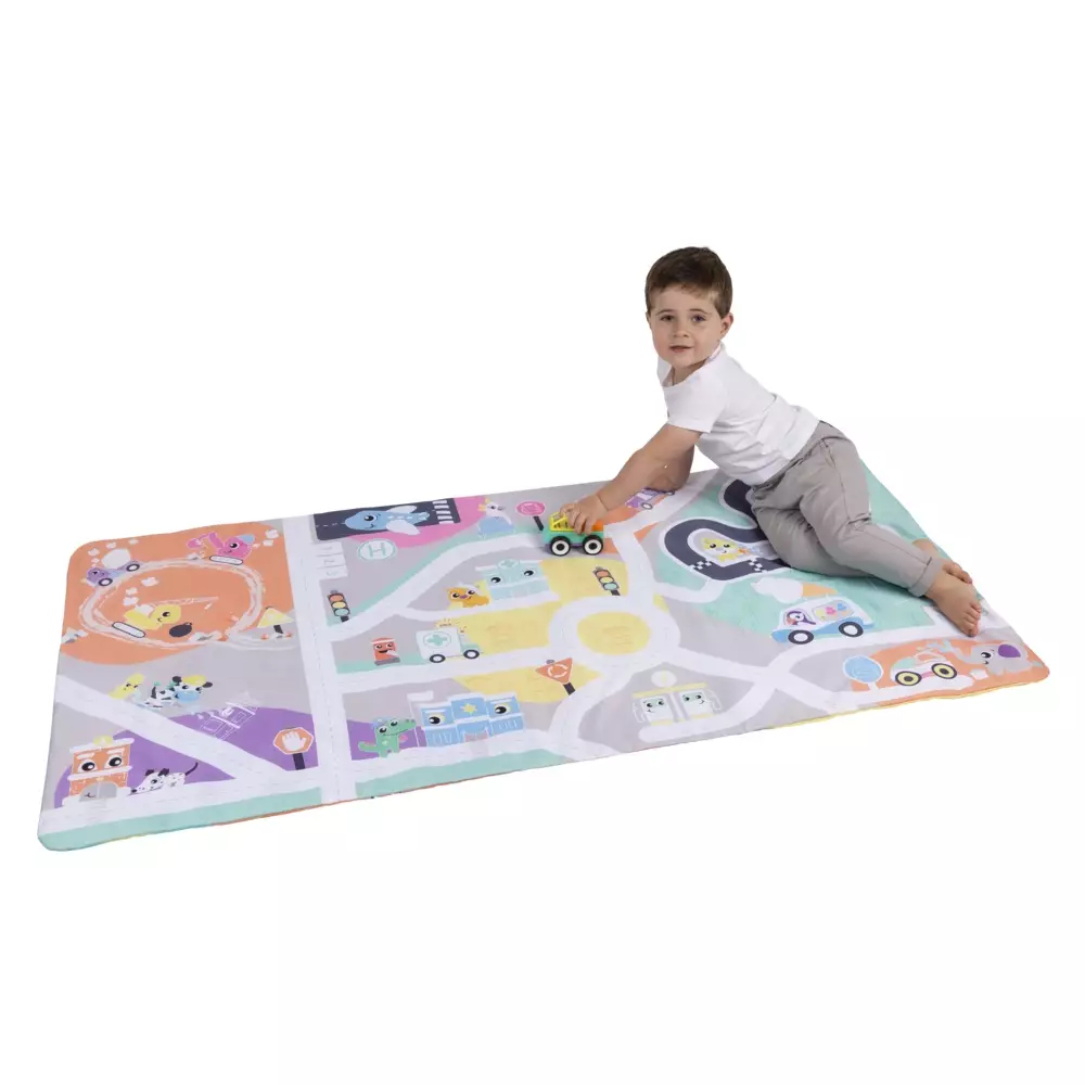 Playgro City To Country Reversible Jumbo Mat - Alas Bermain Anak Bayi