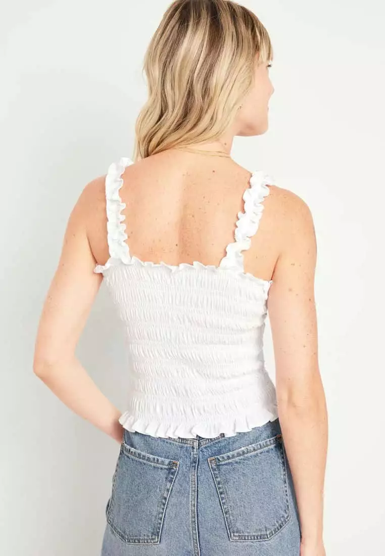 Fitted Smocked Top For Women