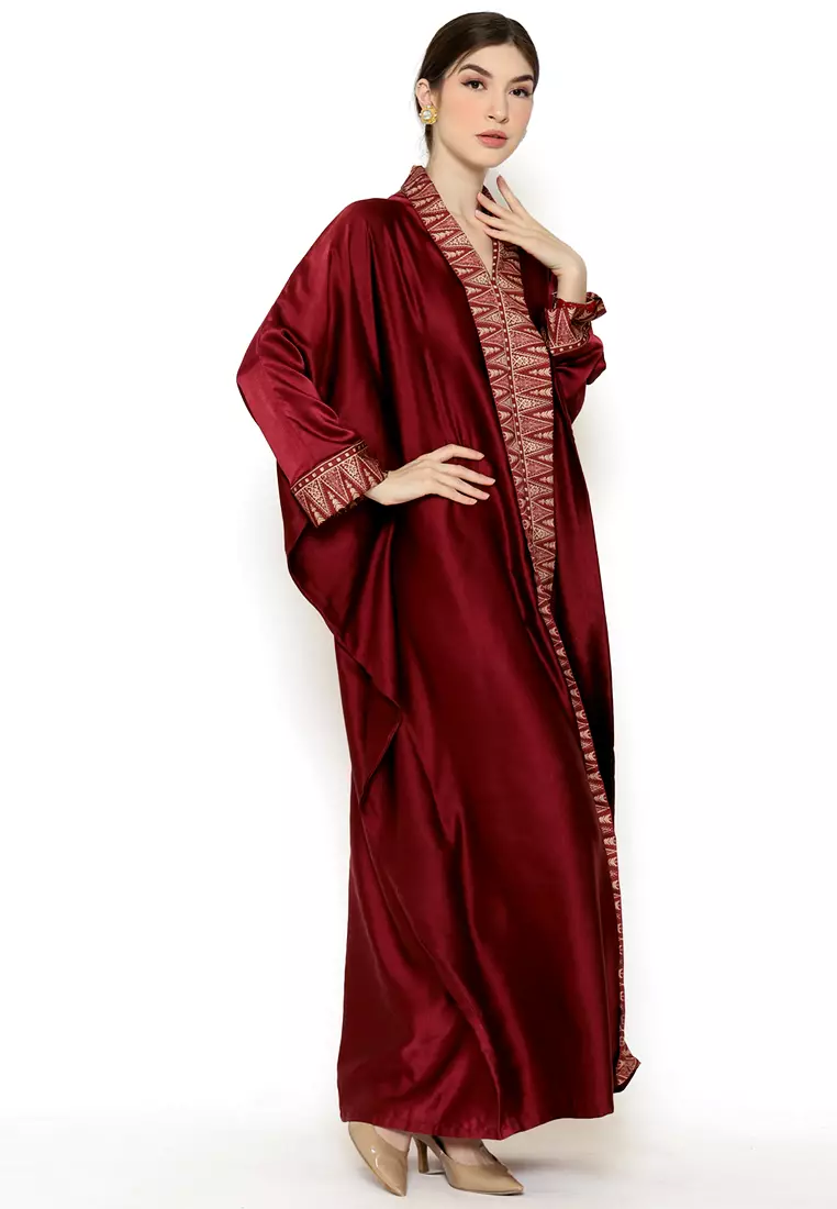 Kanzi Exclusive Long Sleeve Songket Kaftan