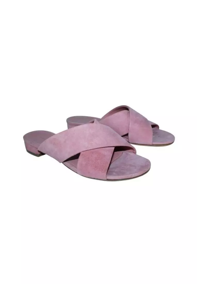 Pre Loved MANSUR GAVRIEL Pink Suede Mules