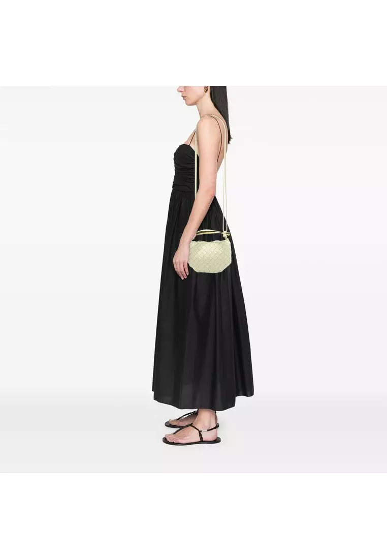 Pre-Loved Bottega Veneta Baby Lambskin Intrecciato Sardine Bag