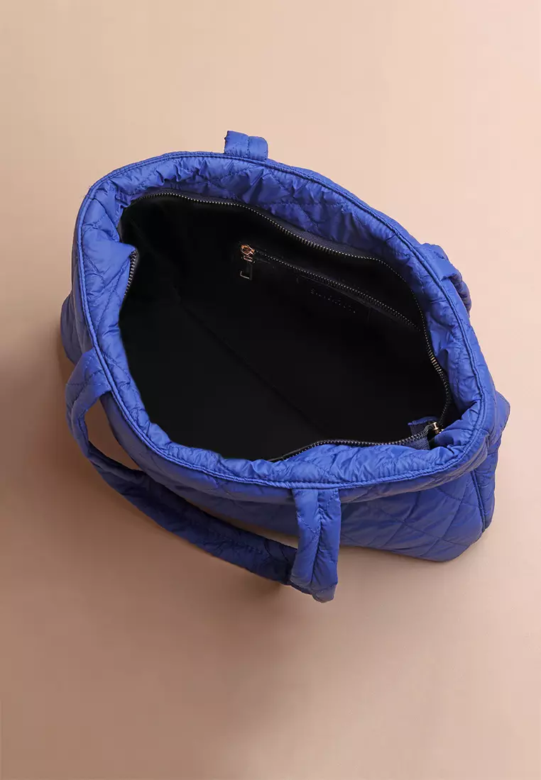 Tas Tote Wanita Silvertote Mia Pillow Blue Electric