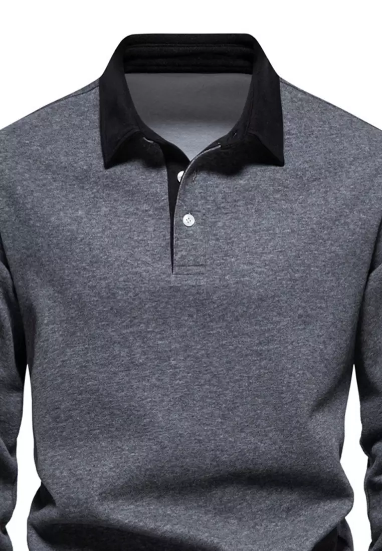 Casual Long Sleeve Polo Shirt AX-HD05