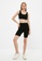 Trendyol black Knitted Sports Shorts B8577AA6FBE782GS_4