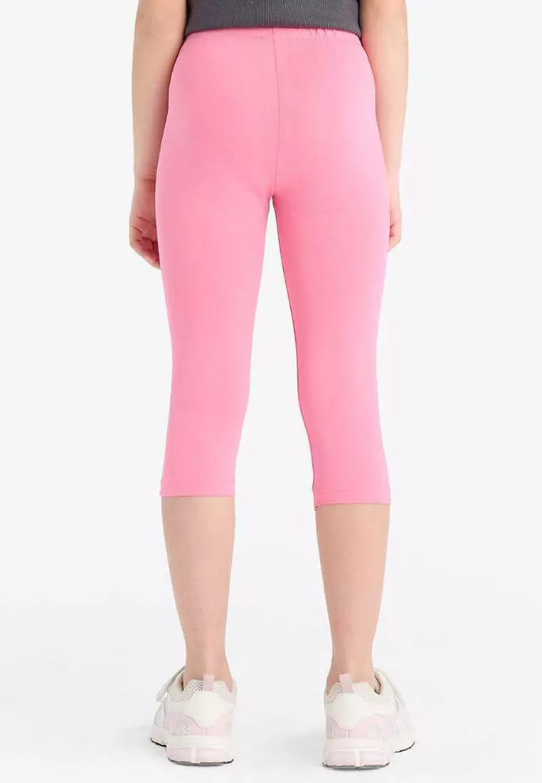 Elastic Midi Leggings