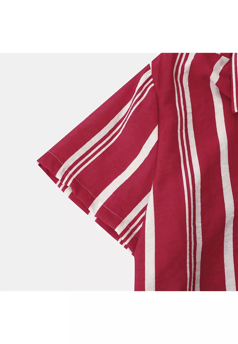 Striped Short-Sleeved Shirt YL-C279