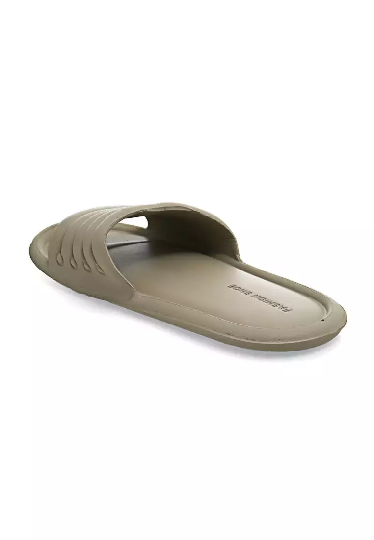 Coots Sandal Rumah Unisex Anti-Slip Slipper Quick Drying Material EVA Soft ORIGINAL - Khaki