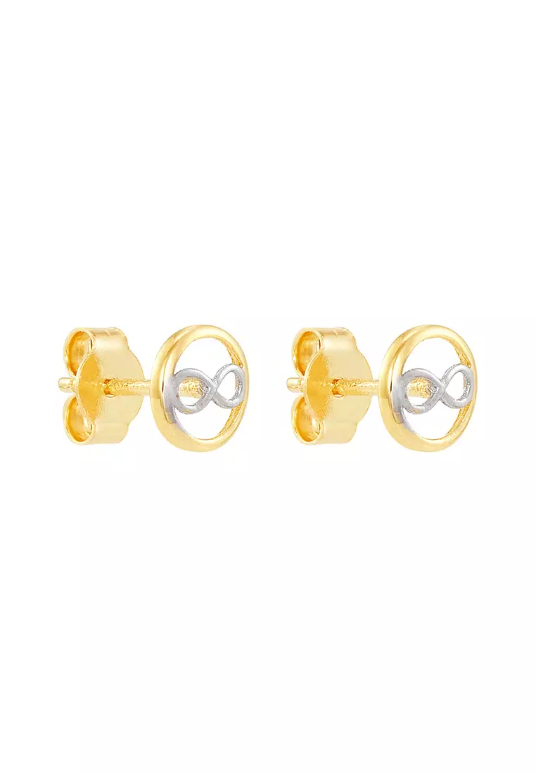 HABIB 375/9K Yellow and White Gold Earrings MNM250(E)