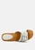 Rag & CO. white Studded Leather Wooden Clogs 676AFSHB6D5F01GS_6