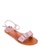 CARMELLETES pink Ankle Strap Flat Sandals 0C9A4SH83927BBGS_1