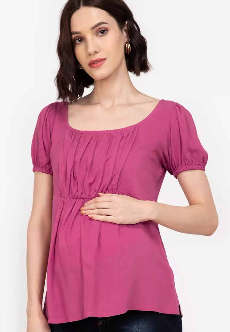 Buy MOTHER 2 BE Jamie Maternity Blouse 2024 Online ZALORA Philippines