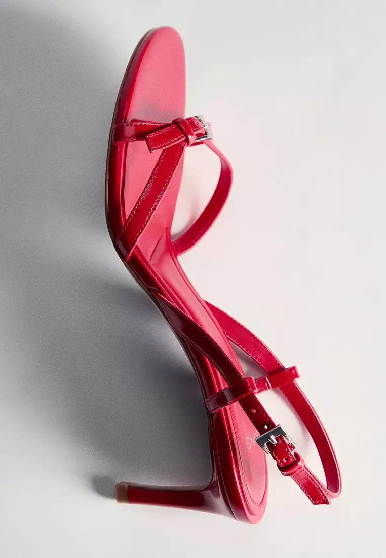 Mango sandals heels clearance
