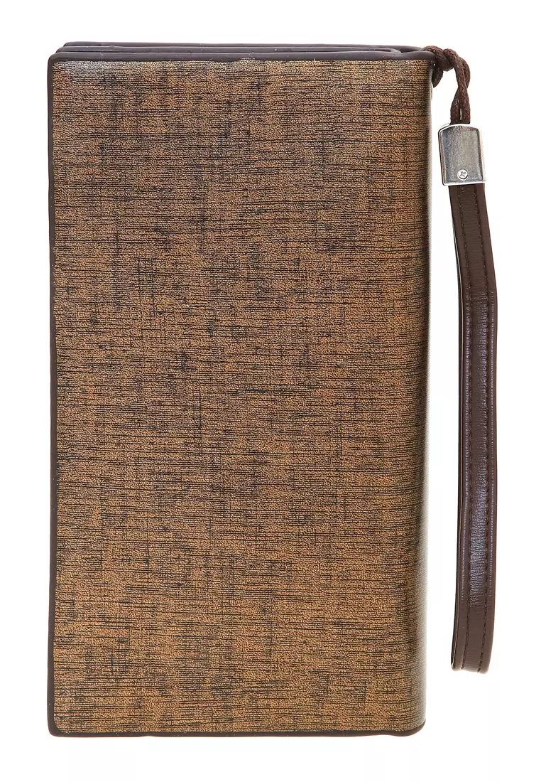 Dompet Pria Fashion Wallet Model Panjang Many Slot Material PU Leather ORIGINAL