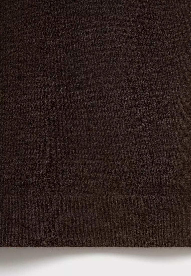 Knitted Turtleneck Dress