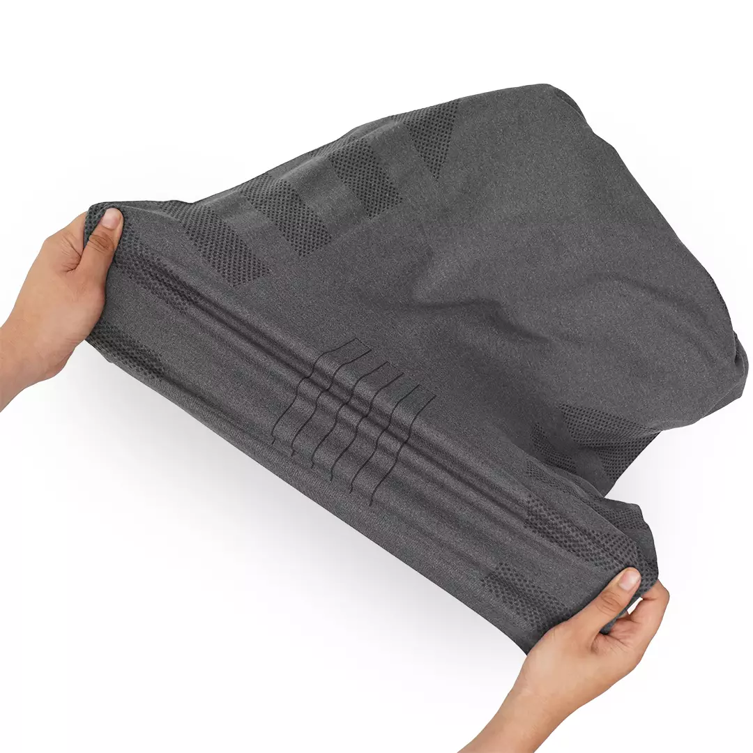 Seamless Compression Performance T-Shirt Dark Grey